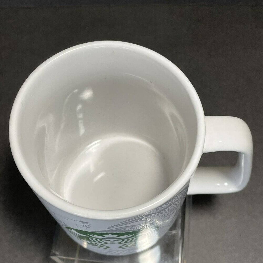 2020 Starbucks Ceramic White Siren Mermaid Print Mug - 11 oz - Picture 4 of 5